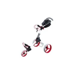 IQ+ 3 Wheel Push Trolley - White/Red