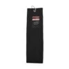 Tri-Fold Microfibre Towel Black