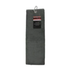 Tri-Fold Velour Towel Anthrachite