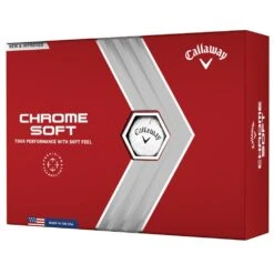 Callaway 2022 CHROME SOFT Dozen Golf Balls - White