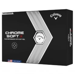 Callaway 2022 CHROME SOFT X Dozen Golf Balls - White