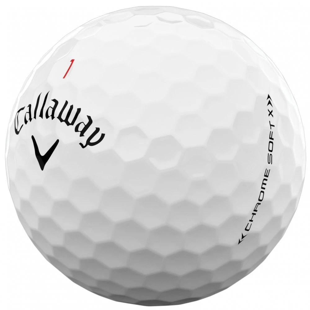 Callaway 2022 CHROME SOFT X Dozen Golf Balls - White - Image 2