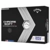 Callaway 2022 CHROME SOFT X TRIPLE TRACK Dozen Golf Balls - White