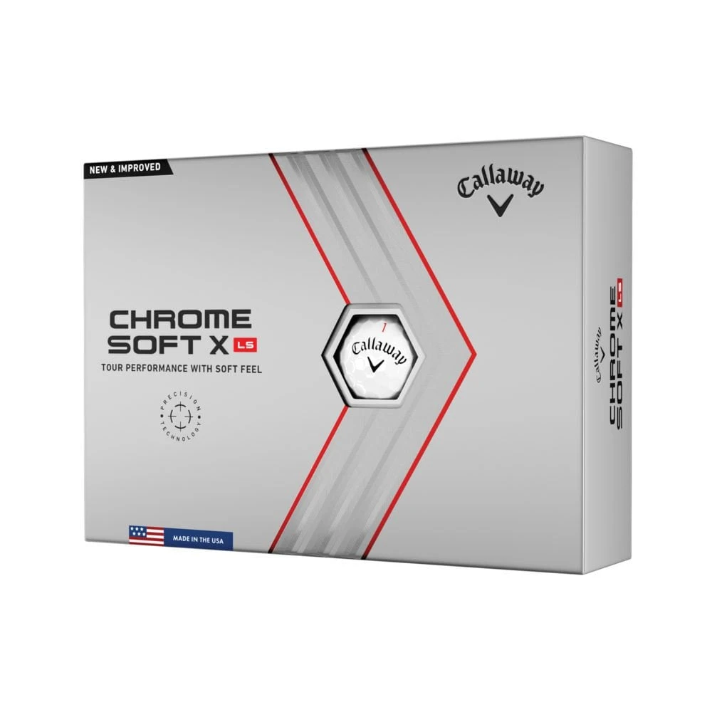 Callaway Chrome Soft X Ls Golf Balls (doz) - White