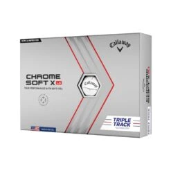 Callaway Chrome Soft X Ls Triple Track 22 Balls (doz) White