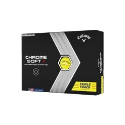 Callaway Chrome Soft X Triple Track 22 Balls (doz) - Yellow