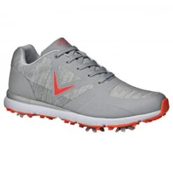 Callaway Womens Vista Golf Shoes Grey/Orange