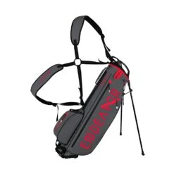 Endeavor Stand Bag Charcoal/Red