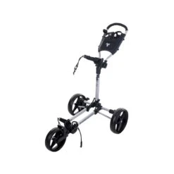 Slim Golf Trolley - Silver/Black