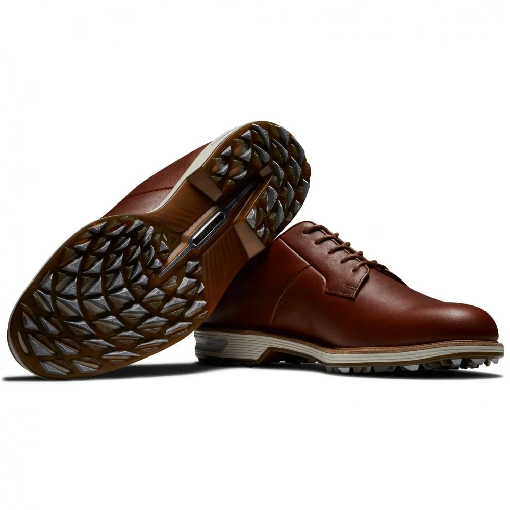 FootJoy 2022 Mens DJ Premiere SL Golf Shoes - Field Brown - Image 5