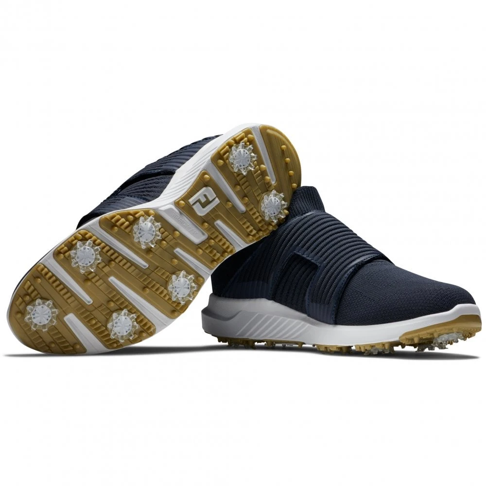 FootJoy 2022 Mens Hyperflex BOA Golf Shoes - Navy/White - Image 5