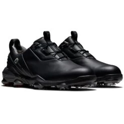 FootJoy 2022 Mens Tour Alpha Golf Shoes - Black/Charcoal/Red