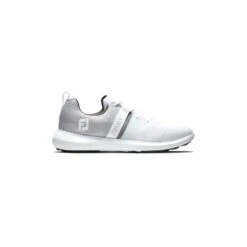 FootJoy Mens FJ FLEX WHITE/GREY Golf Shoes