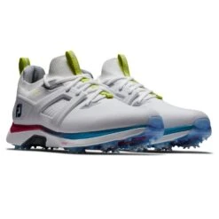 Footjoy Mens HYPERFLEX CARBON WHITE/BLUE/PURPLE Golf Shoes