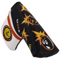 Big Teeth Black PU Boom Bomb Novelty Blade Putter Headcover