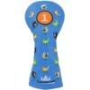 Craftsman Golf Blue Bird PU Leather Driver Novelty Headcover