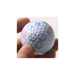 Golf Ball Stamper - Smiley Black