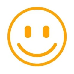 Golf Ball Stamper - Smiley Orange