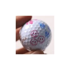 Golf Ball Stamper - Smiley Red