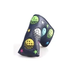 Navy Colour Golf Ball Novelty Blade Putter Headcover