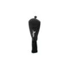Premium Leatherette Black Fairway Headcover With Sock