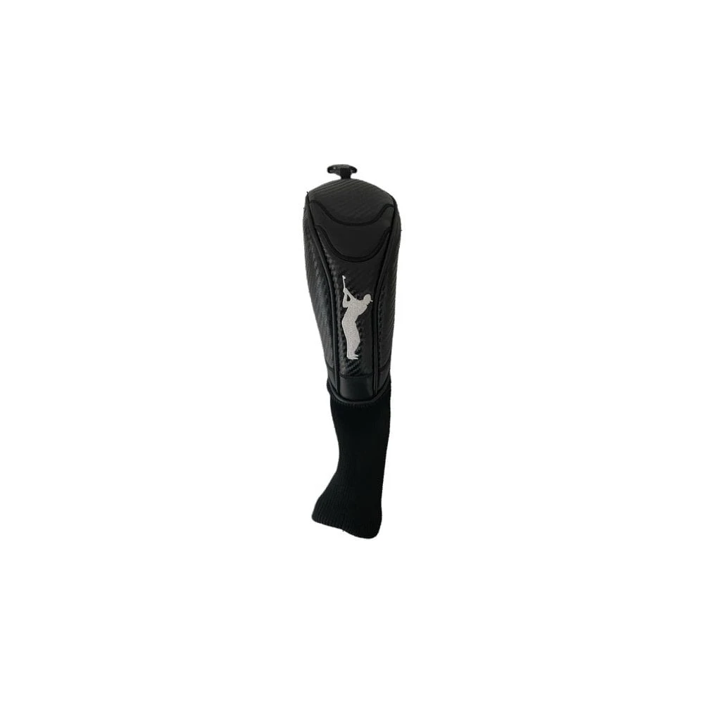 Premium Leatherette Black Rescue Headcover With Sock