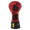 Red & Black Bomb PU Leather Driver Novelty Headcover