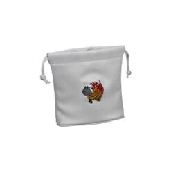 Sheep On Fire Tote Bag - White/Black