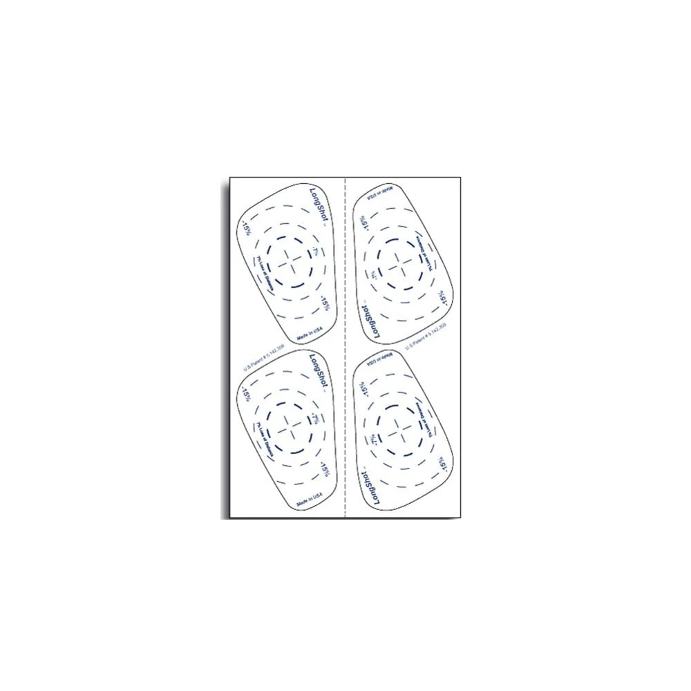 Sheet Of 4 Impact Labels For Oversize Right Handed Irons