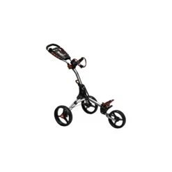 Longridge Eze Glide Compact+ 360 Golf Trolley - Charcoal/Red