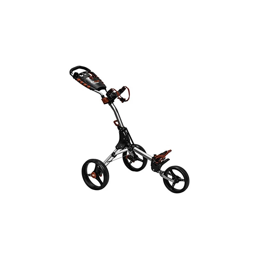 Longridge Eze Glide Compact+ 360 Golf Trolley - Charcoal/Red
