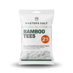 Masters Bamboo Tees 2 1/8 White Bag 25