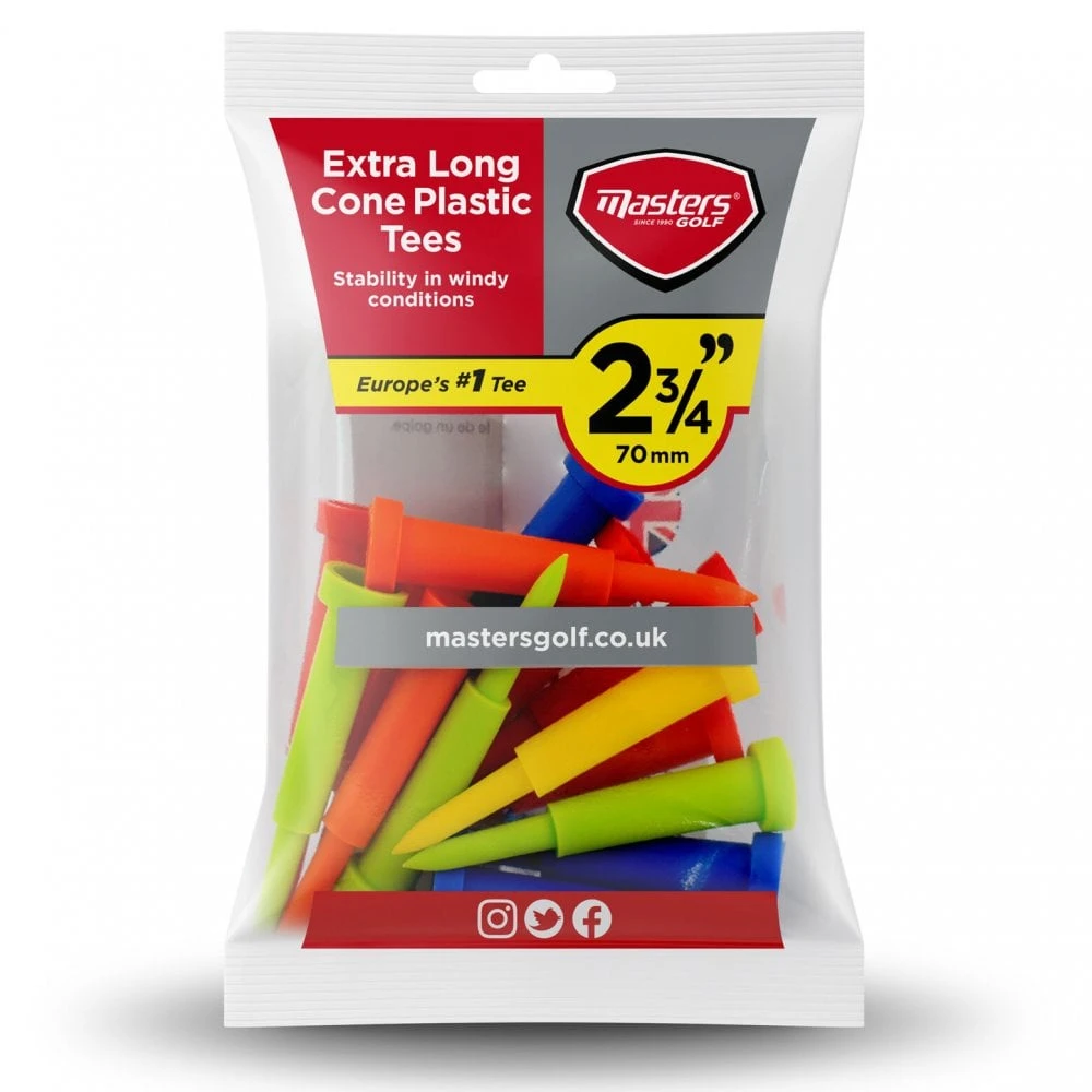 Masters Cone Tees Ex Long 2 3/4 Mixed Bag 15 - Image 2