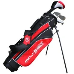 Masters Junior MC-J 530 Half Set Age 5-8 Black/Red