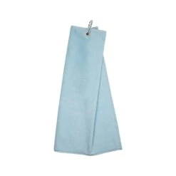 Masters PLAIN Velour Trifold Towel - Ice Blue
