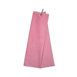 Masters PLAIN Velour Trifold Towel - Pink