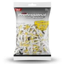 Masters Pride PTS 2 3/4in Tees Yellow Pack 175