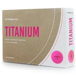 Masters Prisma Titanium Ball Box 12 - Pink