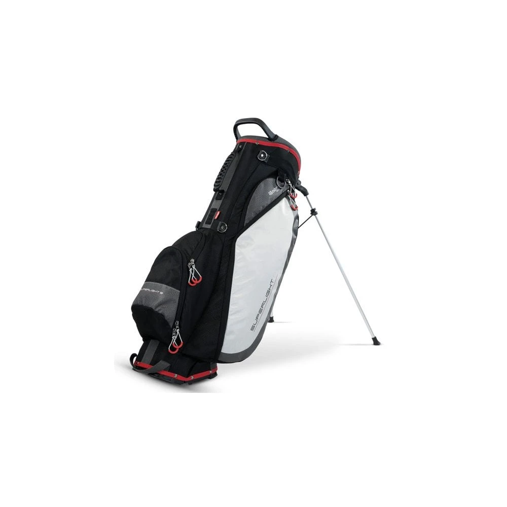 Masters Superlight 8 Stand Golf Bag - Black/Red