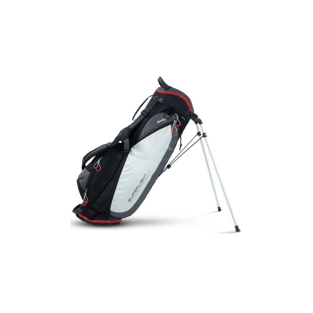 Masters Superlight 8 Stand Golf Bag - Black/Red - Image 2