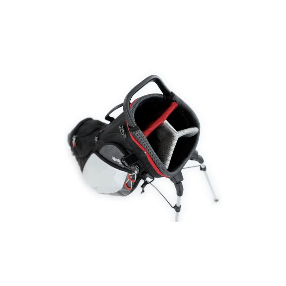 Masters Superlight 8 Stand Golf Bag - Black/Red - Image 3