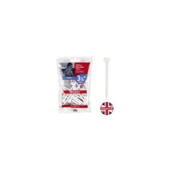 Masters Wood Tees 3 1/4 White - 15 Pack
