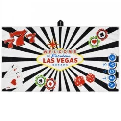 Las Vegas Towel - Black