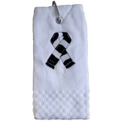 PRG Golf Football Scarf Black/White Towel