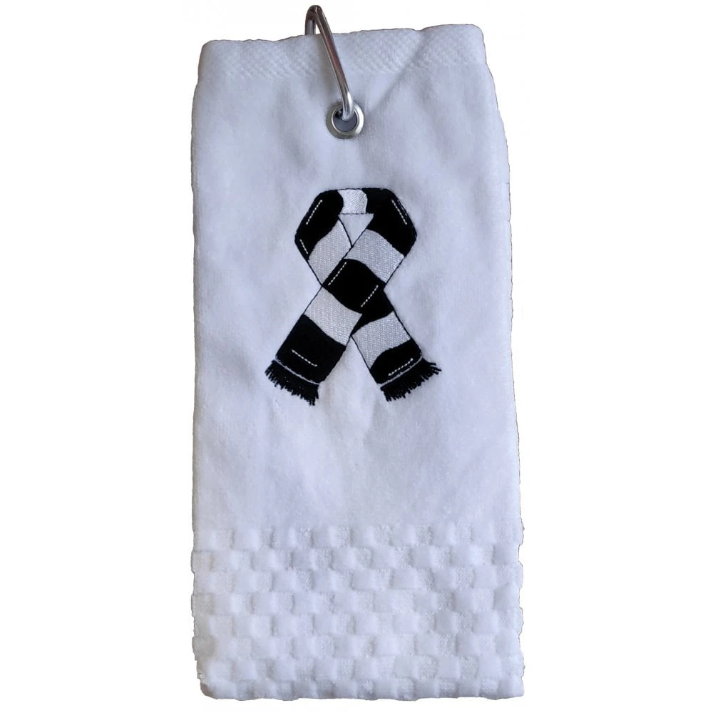 PRG Golf Football Scarf Black/White Towel