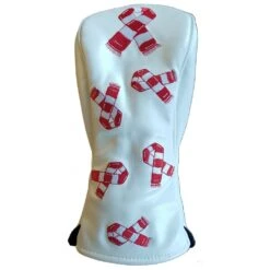 PRG Golf Football Scarf Red/White Headcover - Fairway Wood
