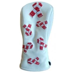 PRG Golf Football Scarf Red/White Headcover - Hyrbid