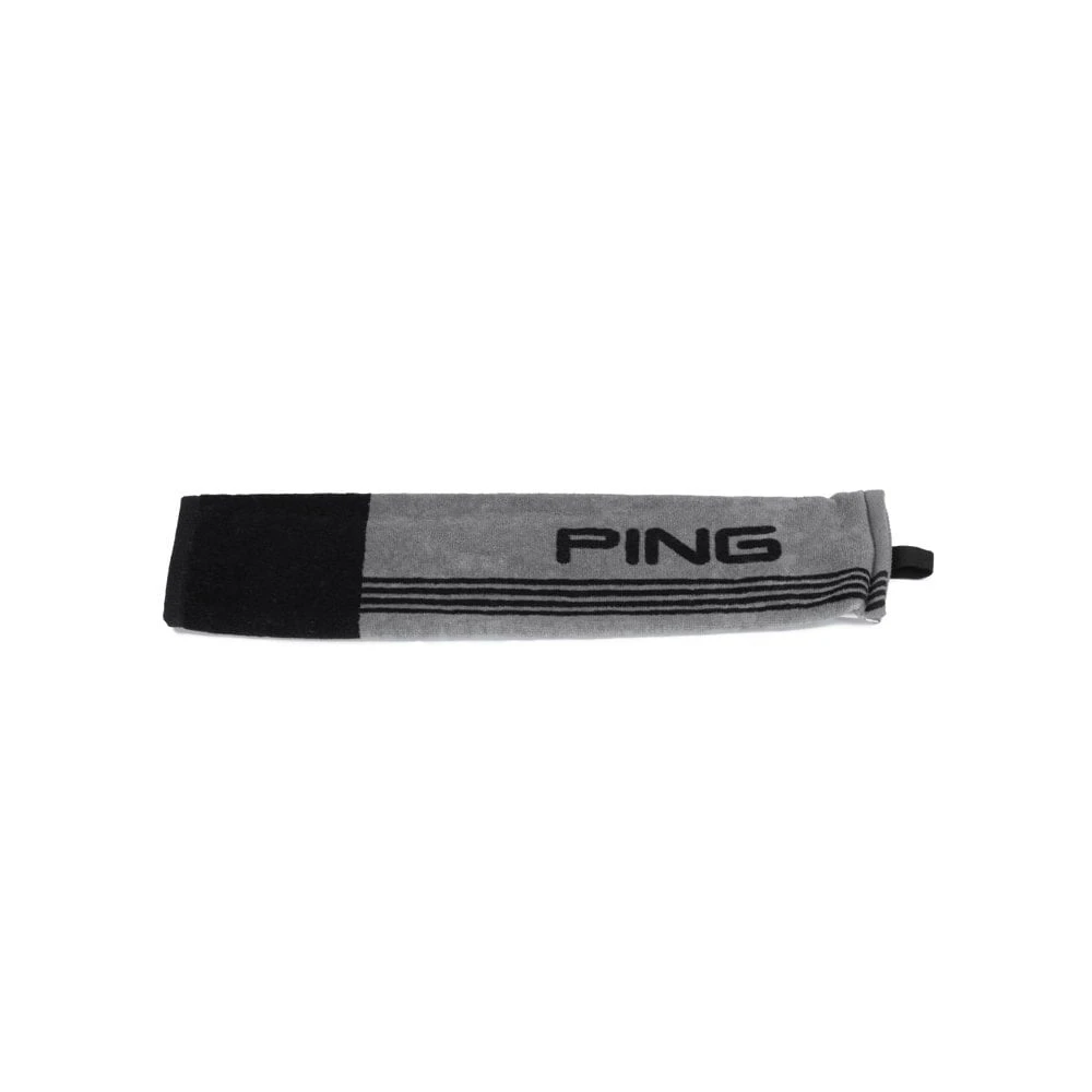 Ping Tri-Fold Towel Grey/Black