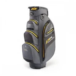 PowaKaddy 2023 Dri-Tech - Gun Metal/Yellow Golf Bag