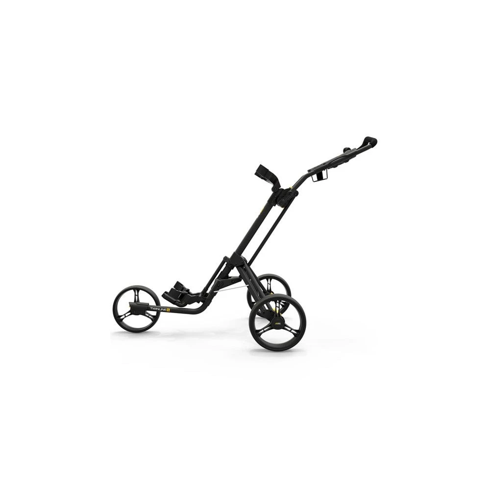 PowaKaddy Twinline 5 Lite Push Cart - Black - Image 3